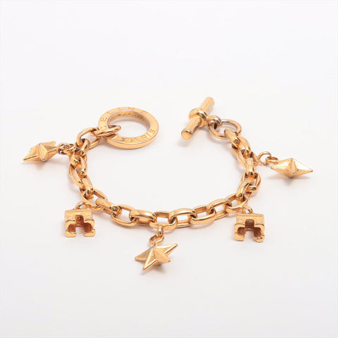 CELINE Icon motif Mont Saint-Michel star bracelet gold WS15331