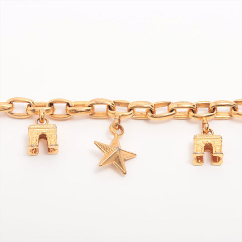 CELINE Icon motif Mont Saint-Michel star bracelet gold WS15331