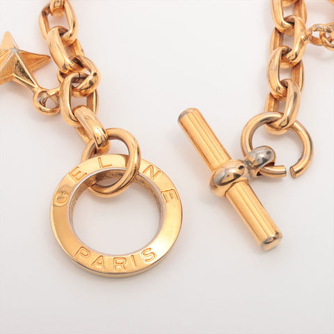 CELINE Icon motif Mont Saint-Michel star bracelet gold WS15331