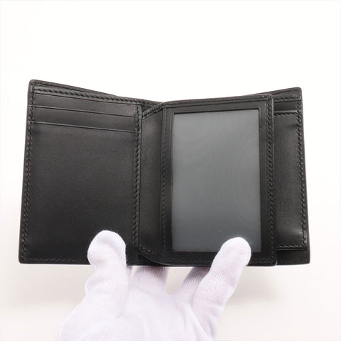 GUCCI GG Supreme Compact Tiger Bifold Wallet black WS15335