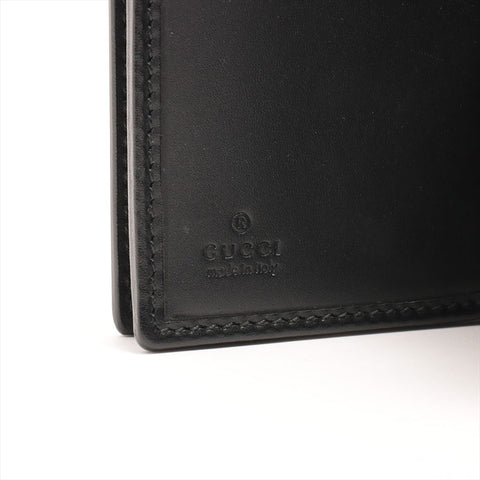GUCCI GG Supreme Compact Tiger Bifold Wallet black WS15335