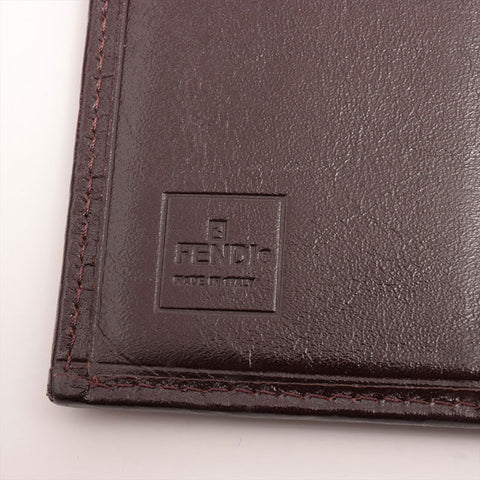 FENDI Mamma Zucca Purse Brown WS15338