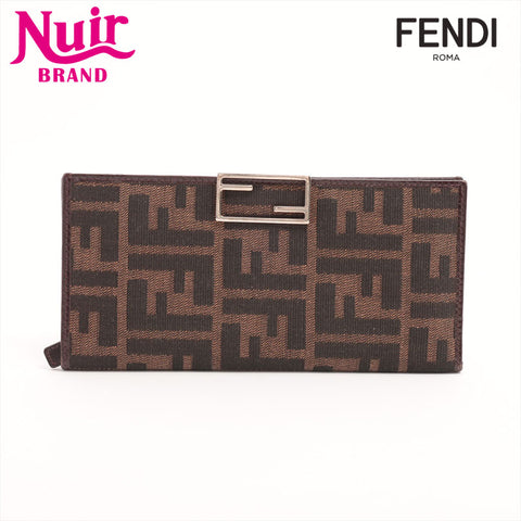 FENDI Mamma Zucca Purse Brown WS15338