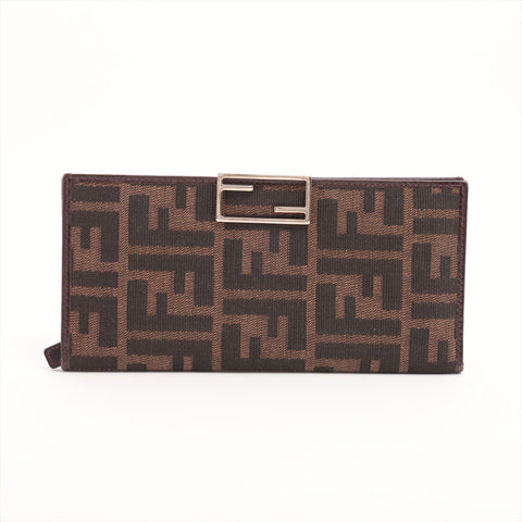 FENDI Mamma Zucca Purse Brown WS15338