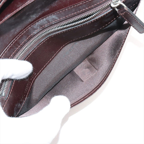 FENDI Mamma Zucca Purse Brown WS15338
