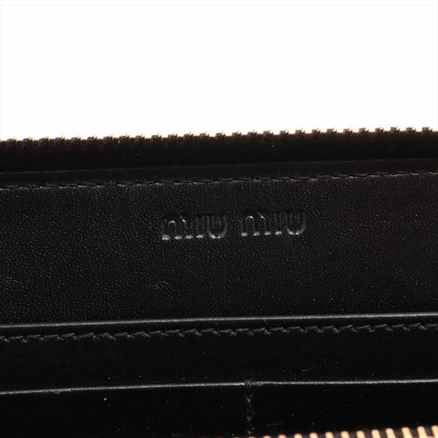 Miu Miu Patent Leather Embossed Purse black WS15339