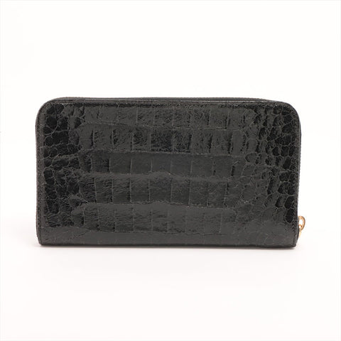 Miu Miu Patent Leather Embossed Purse black WS15339