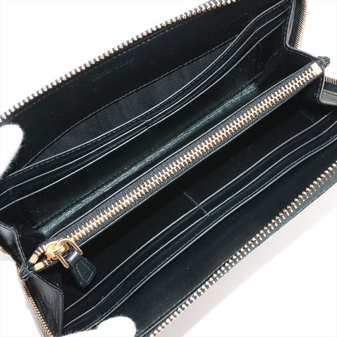 Miu Miu Patent Leather Embossed Purse black WS15339