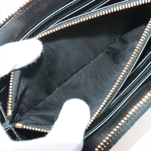 Miu Miu Patent Leather Embossed Purse black WS15339