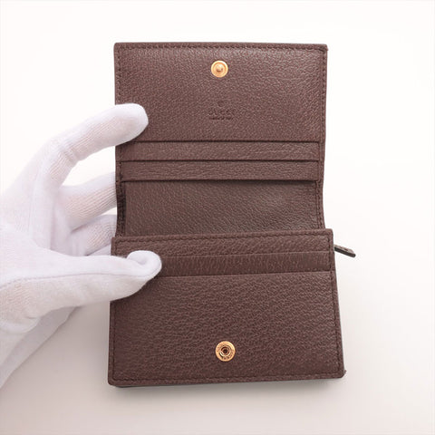 GUCCI Ophidia compact Bifold Wallet Brown WS15341