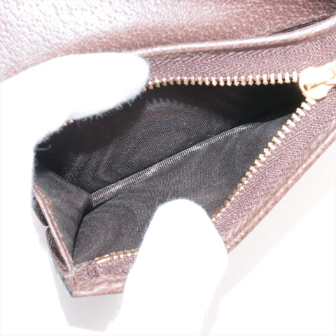 GUCCI Ophidia compact Bifold Wallet Brown WS15341
