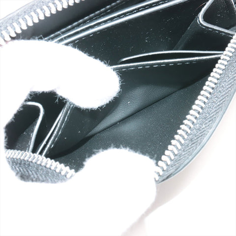 BURBERRY Leather Half Moon Coin case black WS15342