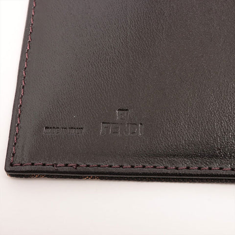 FENDI Zucca Purse Brown WS15343