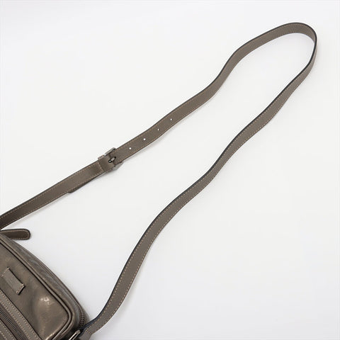 極美品 グッチ GUCCI GG インプリメ ブロンズ ショルダーバッグ ゴールド WS15344