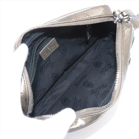 極美品 グッチ GUCCI GG インプリメ ブロンズ ショルダーバッグ ゴールド WS15344
