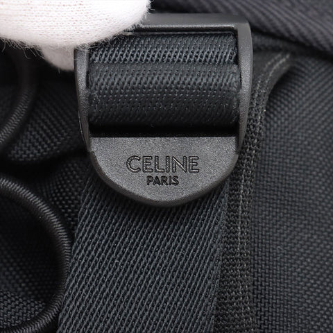 セリーヌ CELINE トレッキング ナイロン ロゴ メッセンジャーバッグ ウエストバッグ ブラック WS15351