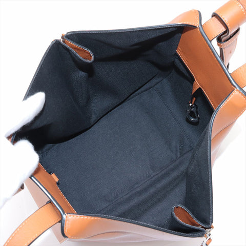LOEWE Hammock Leather Medium Shoulder Bag Brown WS15352