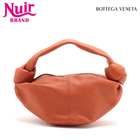 BOTTEGAVENETA Double Knot Mini Leather Shoulder Bag Orange WS15355