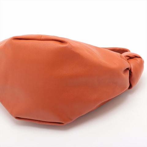 BOTTEGAVENETA Double Knot Mini Leather Shoulder Bag Orange WS15355