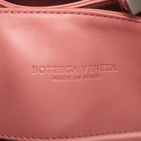 ボッテガヴェネタ BOTTEGAVENETA イントレチャート ローマ ミディアム ハンドバッグ ピンク WS15357