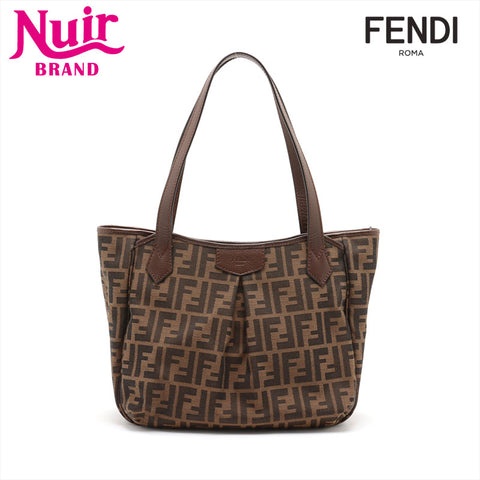 FENDI Zucca Tote Bag Brown WS15359