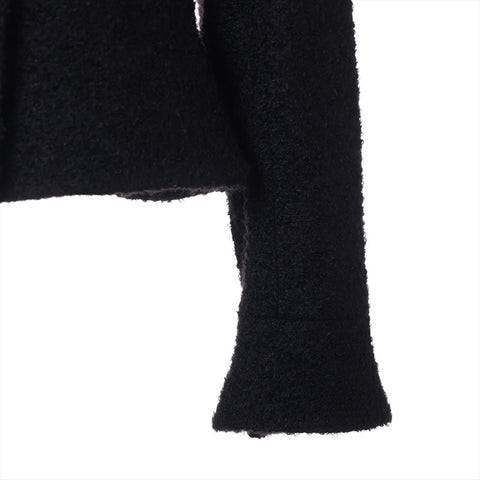 CHANEL Size:36 Mohair blend Camellia button P36756 outer black WS15369