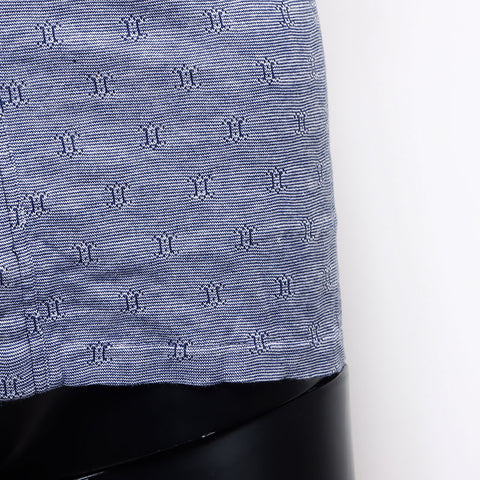 CELINE Macadam Long sleeve shirt blue WS15376