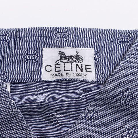 CELINE Macadam Long sleeve shirt blue WS15376