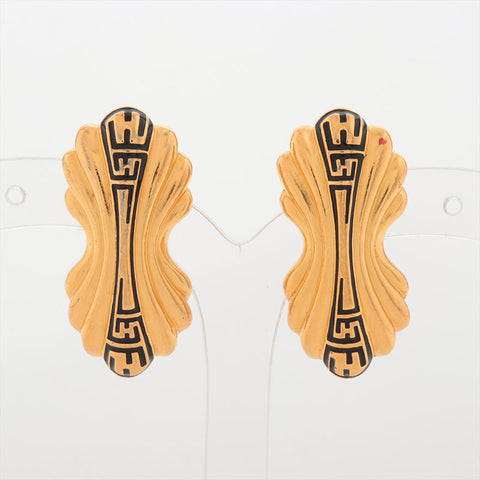 FENDI logo Earring gold WS15379