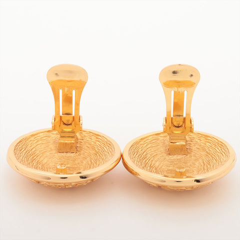 Christian Dior CD logo round Earring gold WS15380