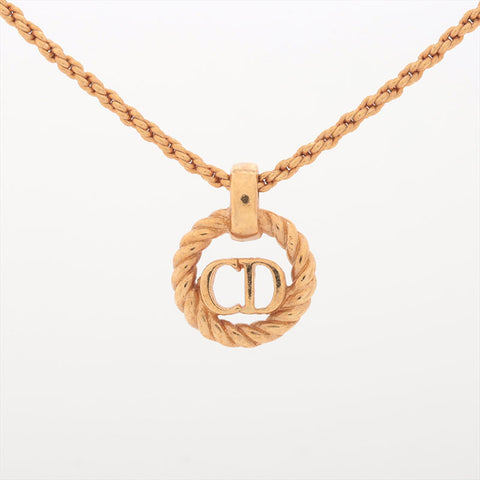 Christian Dior CD logo Necklace gold WS15383