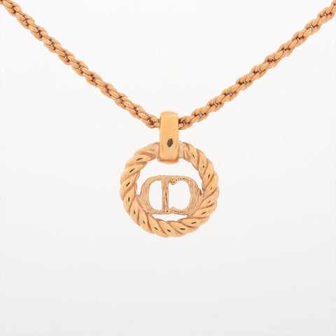 Christian Dior CD logo Necklace gold WS15383