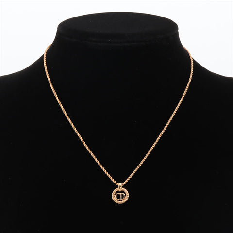 Christian Dior CD logo Necklace gold WS15383