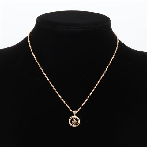Christian Dior Rhinestone Necklace gold WS15393