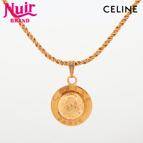 CELINE star logo Necklace gold WS15394