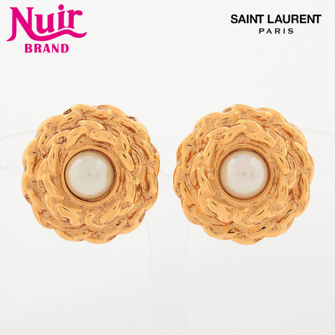 YVES SAINT LAURENT round Earring gold WS15396