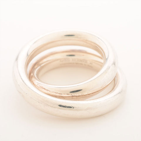 HERMES Ag 925 Vertige 47 No. 7 Ring Silver WS15397