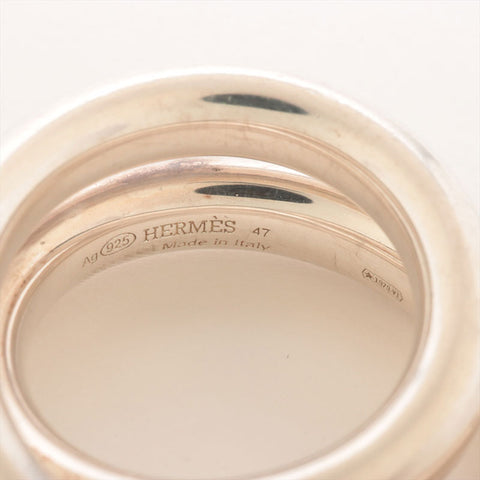 HERMES Ag 925 Vertige 47 No. 7 Ring Silver WS15397