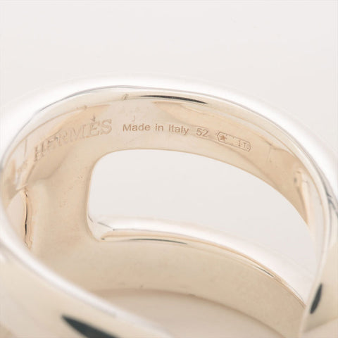 HERMES 925 Osmo's No. 12 52 Ring Silver WS15402