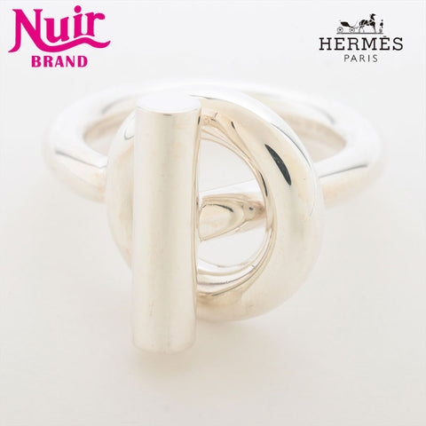 HERMES 925 52 No. 12 Echappe PM Ring Silver WS15406