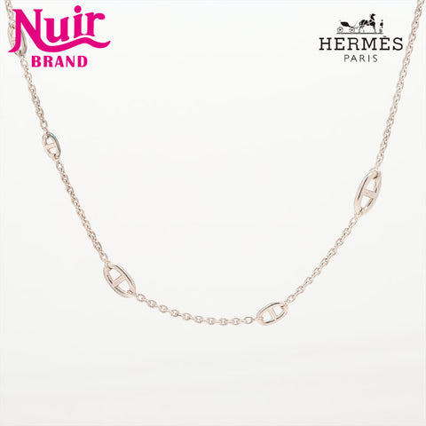 HERMES Chaine d'Ancre Farandole 925 Necklace Silver WS15407
