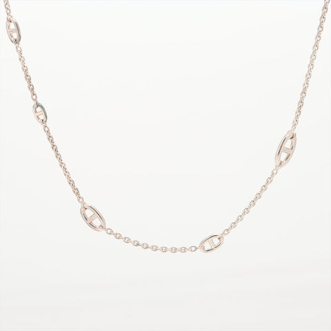 HERMES Chaine d'Ancre Farandole 925 Necklace Silver WS15407