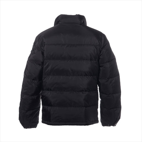 美品 プラダ PRADA Size:46 トライアングルロゴ 中綿 ダウン 22年 ジャケット ブラック WS15414