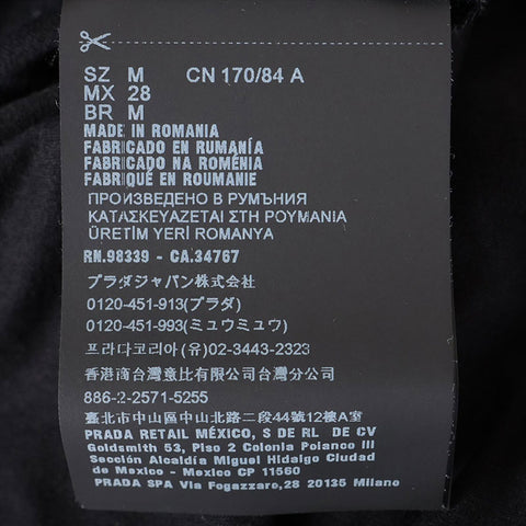 PRADA Size:M 23 years Cotton Short sleeve shirt black WS15419