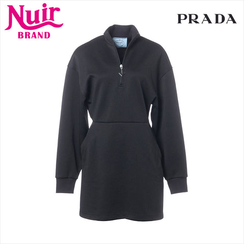 PRADA Size:38 Sweatshirt 2023 one piece black WS15420