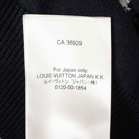 LOUIS VUITTON Size:M Monogram Gradient Knit 24Stainless Steel knit black WS15426