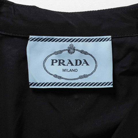 PRADA Size:36 Mini Dress Poplin 2024 one piece black WS15435