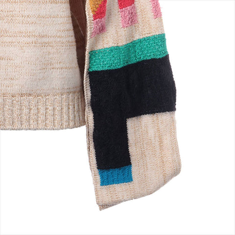 CHANEL Size:38 cashmere 19A 2019 knit beige WS15436