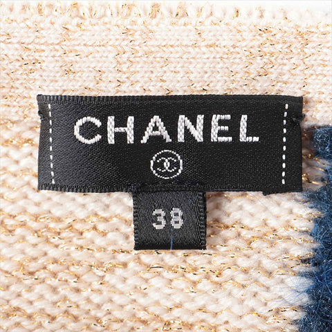 極美品 シャネル CHANEL Size:38 カシミア 19A 2019年 ニット  ベージュ WS15436