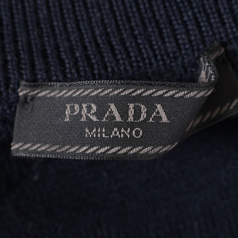 PRADA Size:46 Wool Re-Nylon Nylon 2022 Parker Navy WS15438